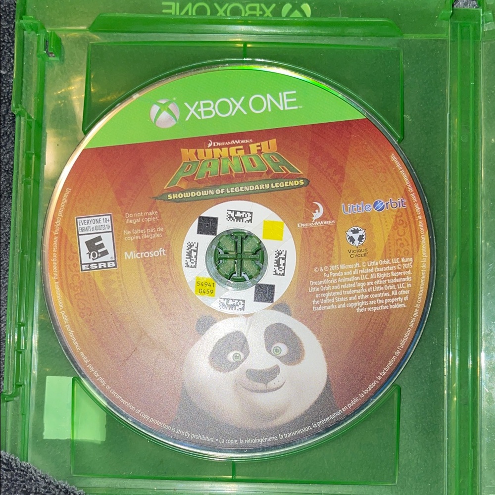 Microsoft Xbox One Game Disc - Green and Orange